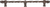 Acanthus 18'' cc with 3/8'' twist bar Romanesque style with center brace 783-22