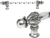 Acanthus 9'' cc with 3/8'' twist bar long pull Romanesque style in Chalice. 822-9