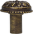 Acanthus large knob Rosette style 830-3