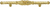 Acanthus 4'' cc pull Romanesque style in Antique Brass. 843-8