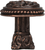 Acanthus & beaded large knob with column base Rosette style 851-22