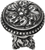 Acanthus & beaded large knob with column base Rosette style in Chalice. 851-9