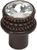 Cache Caché medium round knob with an 18mm Swarovski Clear Crystals 860-22C
