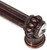 Cache Caché double 3'' cc pull with flared foot with 2 rivoli Swarovski Clear Crystals 861B-22C