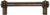 Cache Caché double 4'' cc pull with 2 rivoli Swarovski Clear Crystals 862-3C