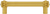 Cache Caché double 4'' cc pull with 2 rivoli Swarovski Clear Crystals 862-8C