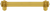 Cache Caché double 4'' cc pull with 2 rivoli Swarovski Clear Crystals 862-8C