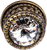 Cache Caché medium round knob with an 16mm rivoli Swarovski Clear Crystal 863-3C