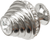 Cache Caché medium round knob with flared foot with 19 rivoli Swarovski Clear Crystals in Platinum. 864B-24C