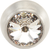 Cache Caché round knob with an 18mm rivoli Swarovski Clear Crystal 877-11C