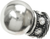 Cache large round knob with clear Swarovski crystals sleeve in Chalice finish. 895-9C