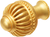 Cricket Cage large round knob with flared foot in Gilded Mercury. 953B-8