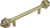 Cricket Cage large 3'' cc pull in Soft Gold. 959-27