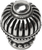 Cricket Cage large round knob with beaded base in Chalice. 968-9