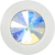 Latitude Cone aluminum knob; 16mm aurora borealis crystals; satin nickel finish CA16AB