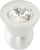 Latitude Cone aluminum knob; 16mm clear crystals; satin nickel finish CA16C