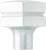 Latitude Hexagon large aluminum knob, satin nickel finish CD-LHA
