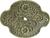 Americana oval tularosa escutcheon in finish Antique Brass 8008-3