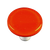 Tomato Red Round Knob Aluminum Base Finish