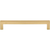 Nouveau III Square Bar Pull 6 5/16'' Honey Bronze M2155