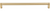 Pennington Bar Pull 15'' Honey Bronze