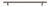 Hopewell Bar Pull 26 15/32'' Ash Gray