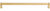 Amwell Bar Pull 26 15/32'' Honey Bronze