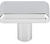 Ellis Telfair Knob 1 1/2'' Polished Chrome
