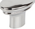 Ellis Julian Oval Knob 1 1/4'' Polished Chrome