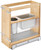 Rev-A-Shelf 20 in x 8 in Vanity Grooming Organizer w/ Soft-Close 445-VCG20SC-8