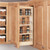 Rev-A-Shelf 5 in Wood Pull Out Wall Cabinet Organizer 448-WC Rev-A-Shelf 5 in Wood Pull Out Wall Cabinet Organizer 448-WC