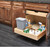 Rev-A-Shelf 30 in Vanity U-Shaped Undersink Pullout 486-30VSBSC-BM-1