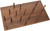 Rev-A-Shelf Large 39 x 21 Wood Peg Board System w/16 pegs 4DPS-WN-3921 Rev-A-Shelf Large 39 x 21 Wood Peg Board System w/16 pegs 4DPS-WN-3921