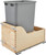 Rev-A-Shelf Servo 50 Qrt Pull-Out Waste Container 4WCSD-1550DM-1