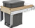 Rev-A-Shelf 12 in Compo+ Maple Top mount Pullout 4WCTM-12CKOGSCDM1