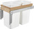Rev-A-Shelf Double 27 Qrt Top mount Waste Container 4WCTM-15DM2-162