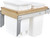 Rev-A-Shelf 15 in Compo+ Maple Top mount Pullout 4WCTM-18CKWHSCDM2