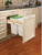 Rev-A-Shelf Double 35 Qrt Top mount Waste Container 4WCTM-24DM2
