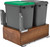Rev-A-Shelf Double 35 Qrt Waste Container 4WC-WN-18DM2-SC