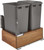 Rev-A-Shelf Double 50 Qrt Waste Container 4WC-WN-2150DM2-SC