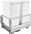 Rev-A-Shelf Double 50 Qrt Pull-Out Waste Container w/Rev-A-Motion 5149-2150DM