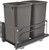 Rev-A-Shelf Double 27 Qrt Pull-Out Waste Container Soft-Close 53WC-1527SCDM-213