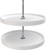 Rev-A-Shelf 28 in White Polymer Full Circle Lazy Susans 2-Shelf 6072-28-11-52