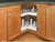 Rev-A-Shelf 18 in Polymer Kidney Lazy Susans 2-Shelf 6472-52