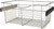 Rev-A-Shelf 24 in Satin Nickel Closet Pullout Basket CB-241611SN-1