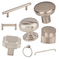 CABINET HARDWARE FINISHES - THE SILVER TONES 