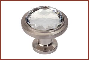 crystal cabinet hardware