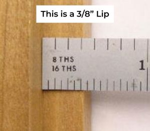 3/8 lip