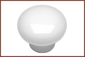 Porcelain cabinet hardware