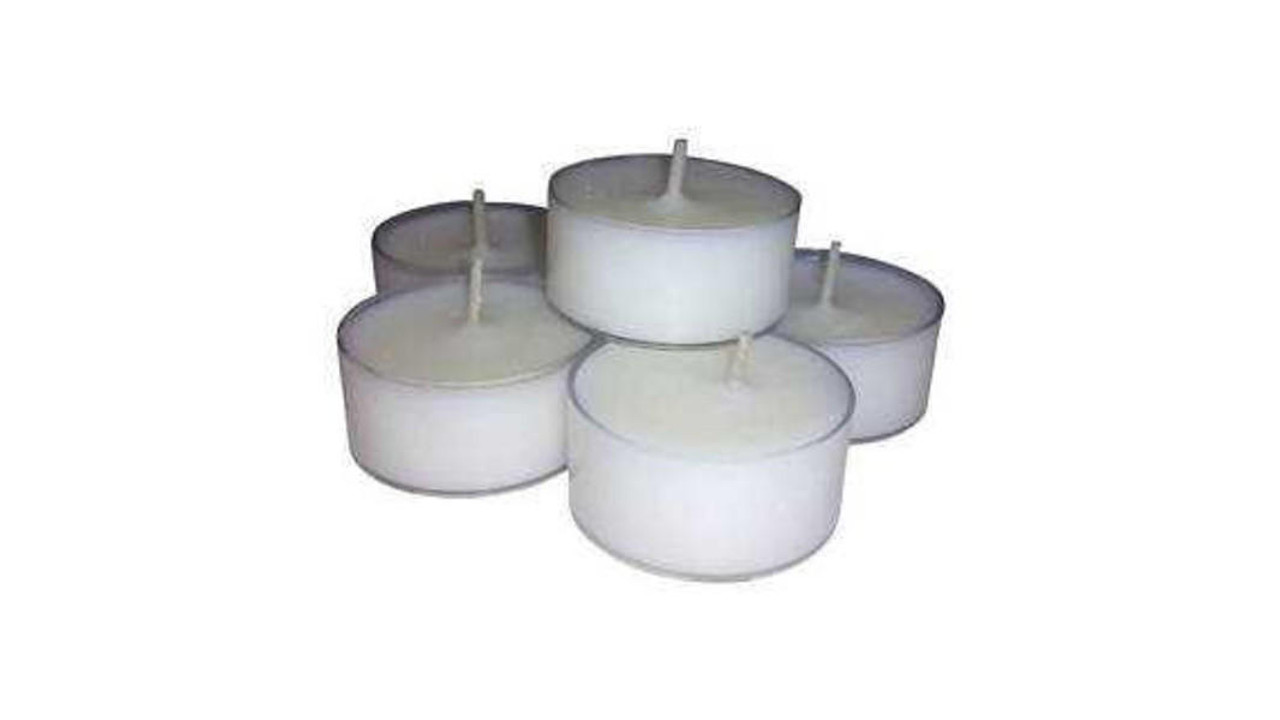 Organic Coconut Wax Tea Light Candles - Pack of 100